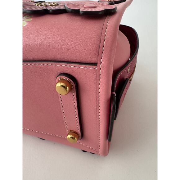 Coach Rogue Bag 25 In Colorblock With Bubblegum Pink Tea Rose NWOT - Picture 8 of 14
